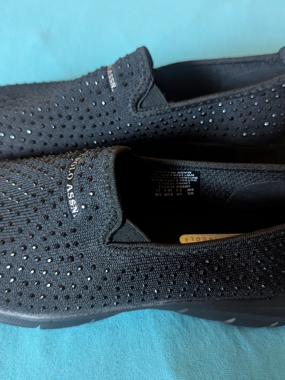 U.S. Polo Assn. Black Slip-On Shoe - Picture 4 of 5